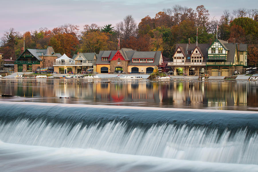 Boathouse Row Philadelphia PA by Heather Mazur