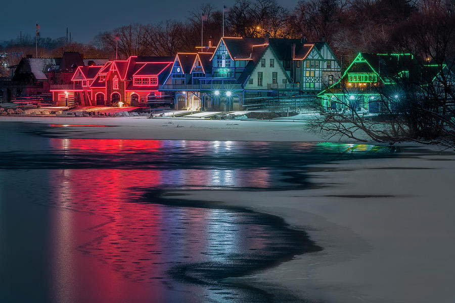 Boathouse Row Philly PA Photograph by Susan Candelario