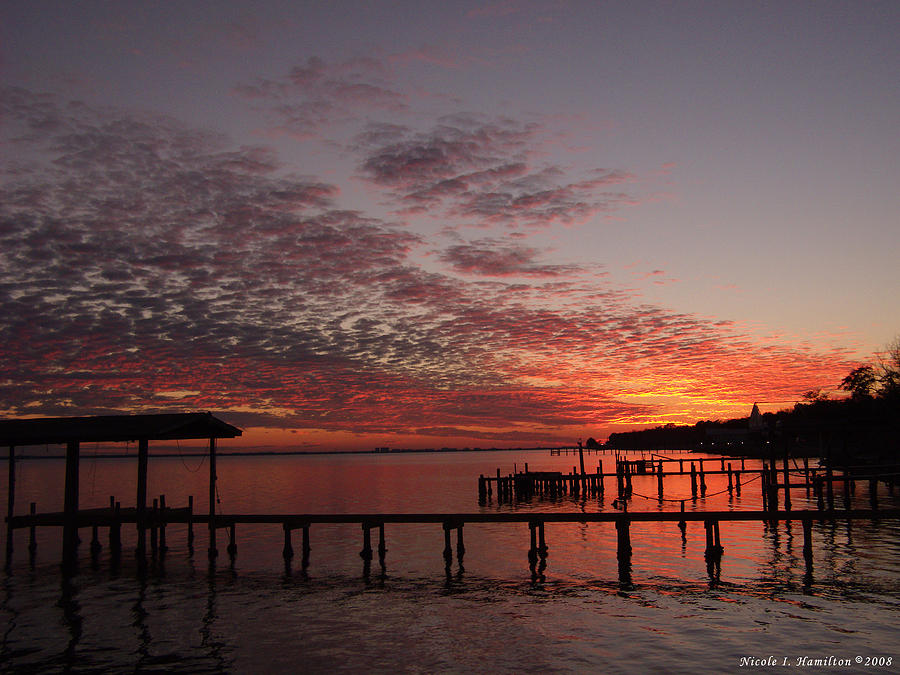 Boathouse Sunset Photograph by Nicole I Hamilton