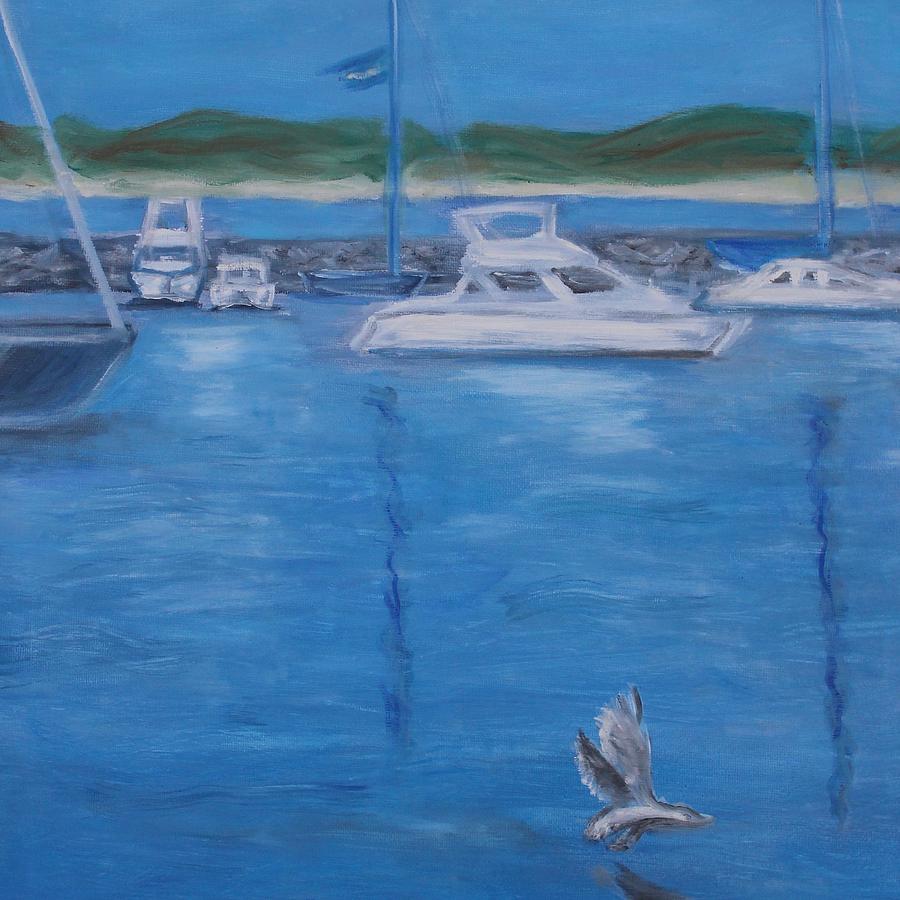Summer Painting - Boating by Barbara Joyce