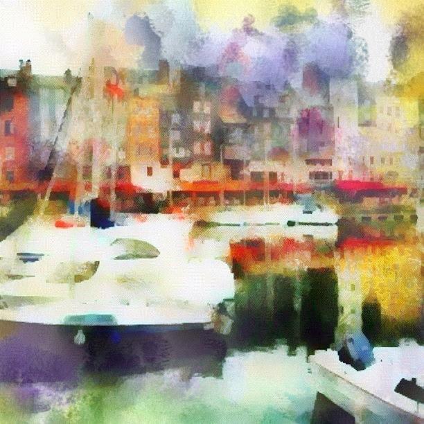 Boat Photograph - Boating in Honfleur by Susan Libby