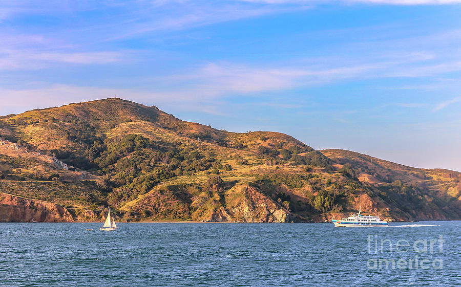 Boating near Sausalito Photograph by Claudia M Photography