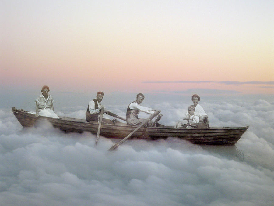 Boating on clouds by Martina Rall Boating on clouds by Martina Rall