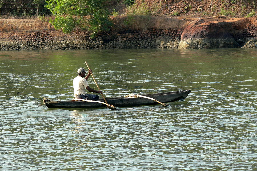 Boatman 2 Photograph by Padamvir Singh