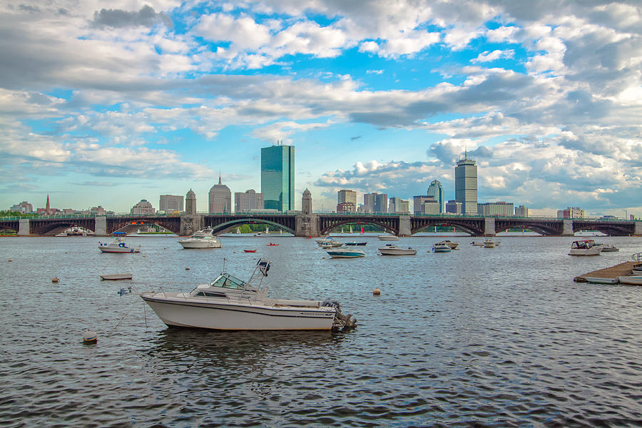 Boats and Boston Photograph by Brian MacLean