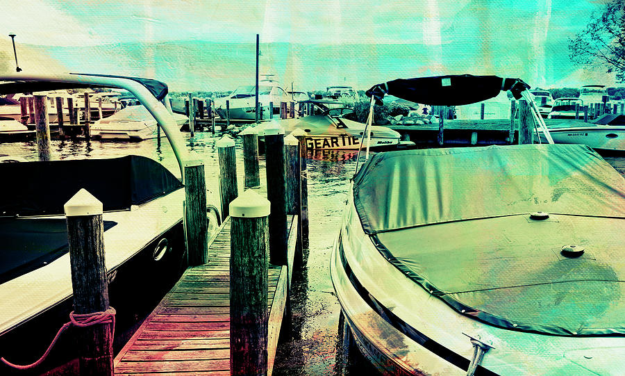 Boats and Dock Photograph by Susan Stone
