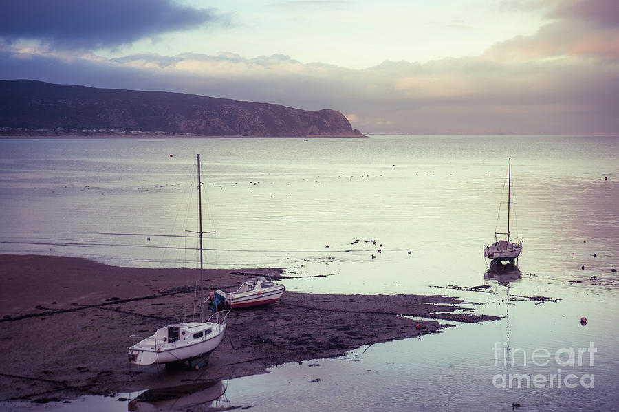 Fall Photograph - Boats at Abersoch, Wales by Keith Morris