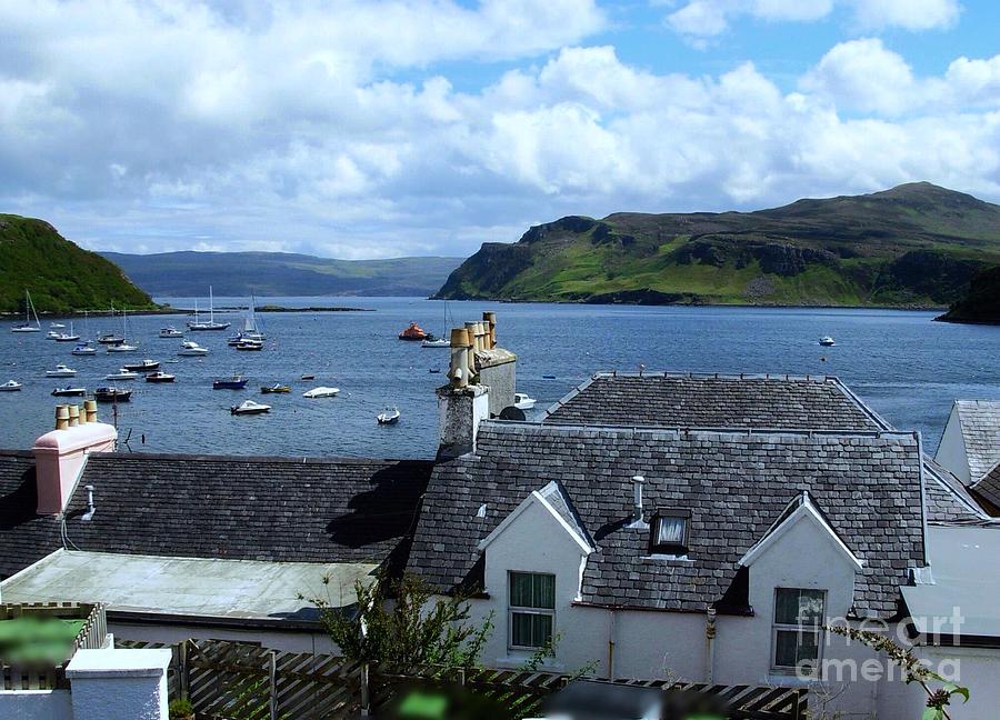 Boats at Portree Photograph by Joan-Violet Stretch