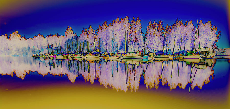 Boats at Rest Digital Art by Dale Stillman