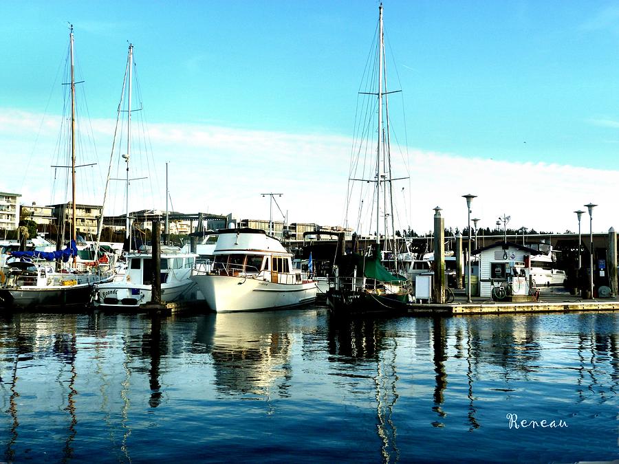 BOATS at REST Photograph by A L Sadie Reneau