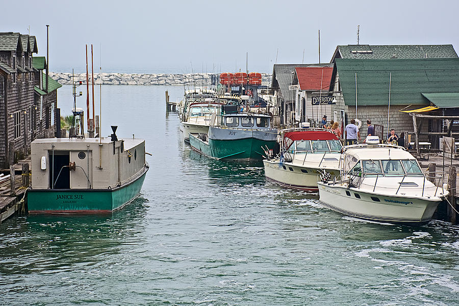 Boats Docked in Fishtown Leland-Michigan  Photograph by Ruth Hager