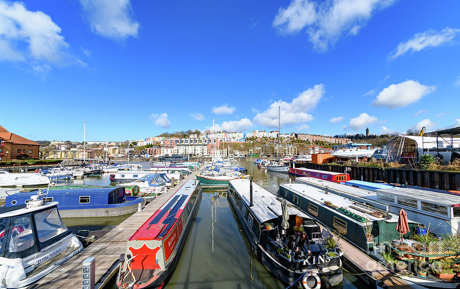 Boats in Bristol Harbour Photograph by Colin Rayner