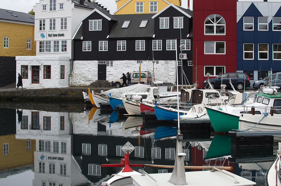 Boats in Marina, Torshavn, Faroe Islands_5 Photograph by Judith Barath