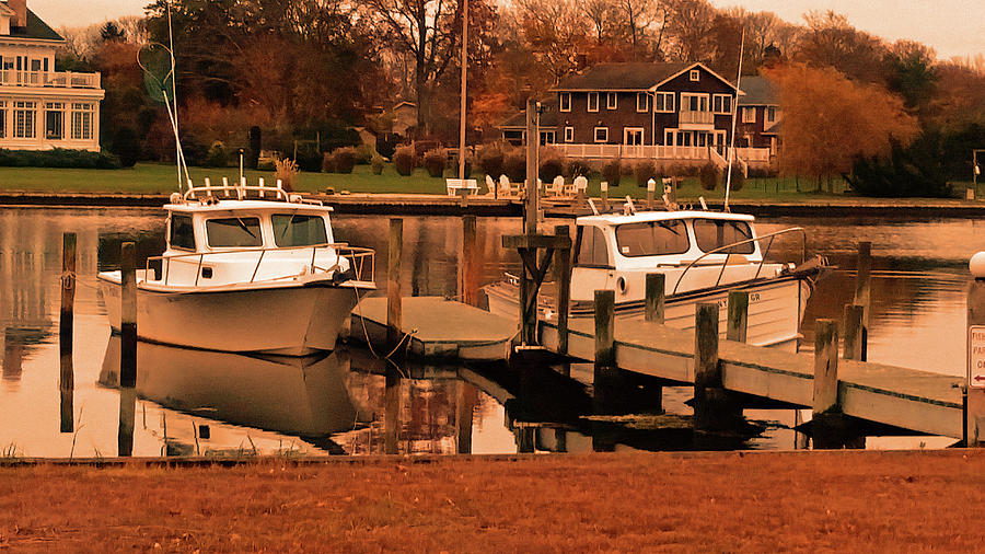 Boats Resting  Photograph by Stacie Siemsen