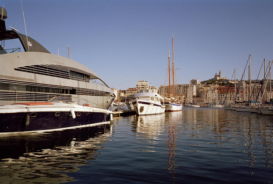 Boats Of Marseille Photograph by Shaun Higson