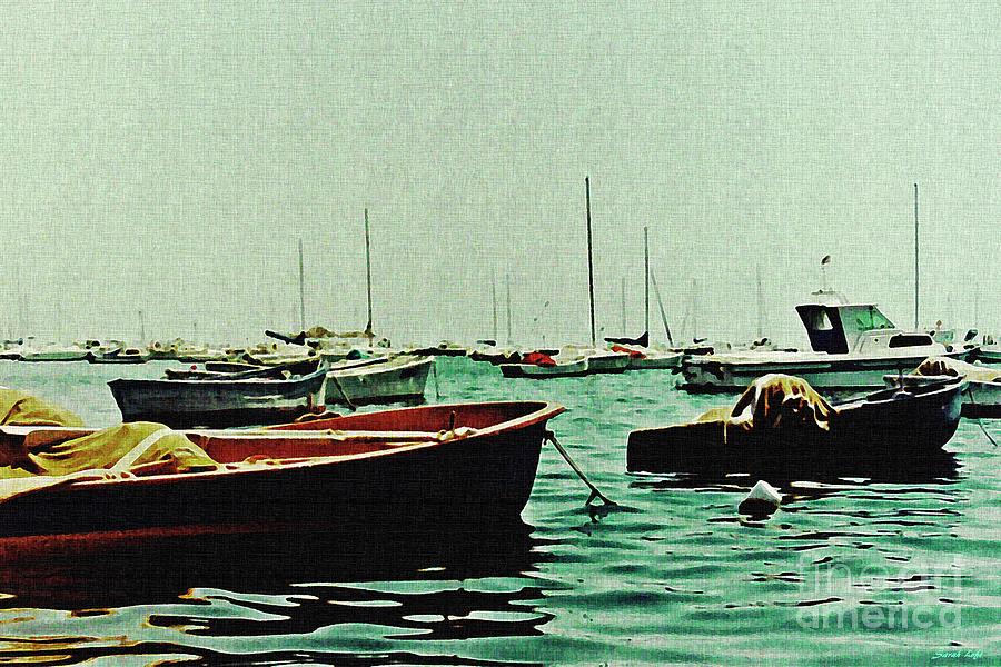 Boat Photograph - Boats on Mar Menor 2 by Sarah Loft