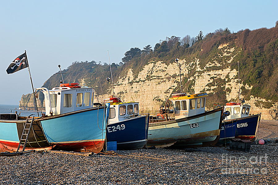 Boats on the Beach Photograph by Andy Thompson