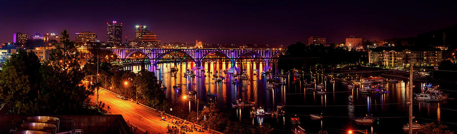 Boats On The River - Knoxville, Tennessee Photograph by Mountain Dreams