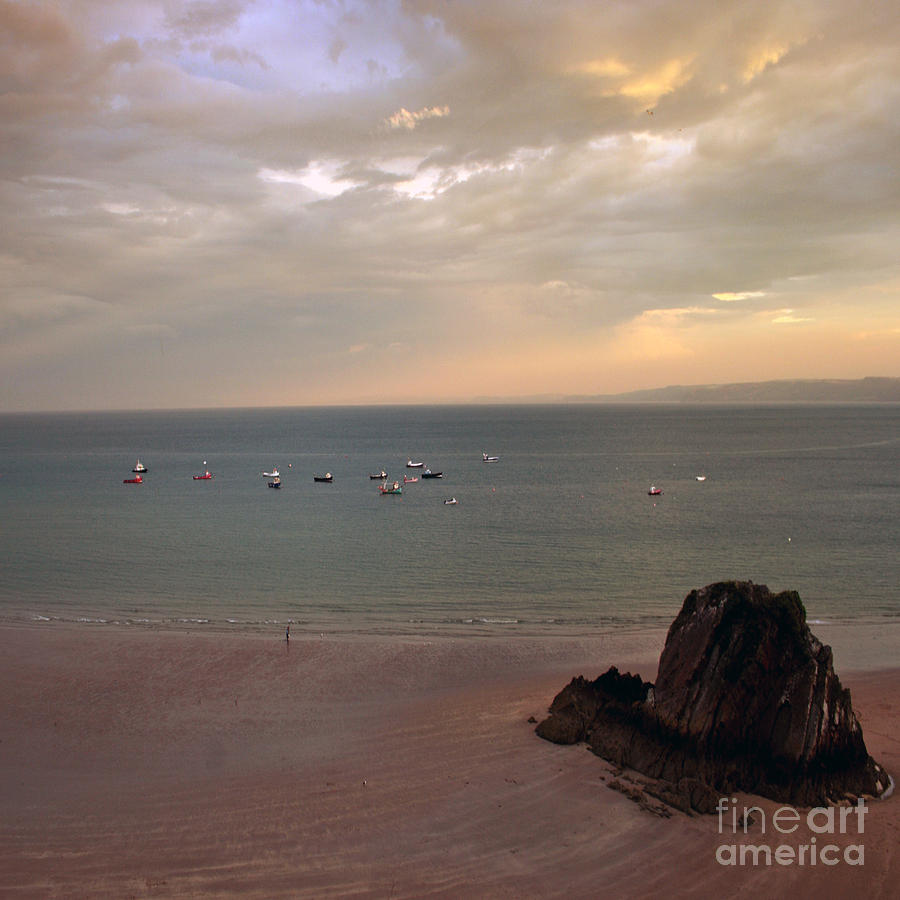 Boats On The Sea Photograph by Ang El