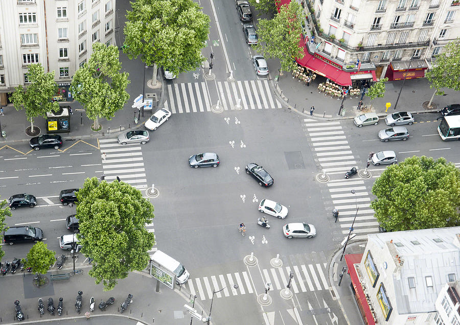 Paris Crossroads #1 Photograph by Patrick Kain