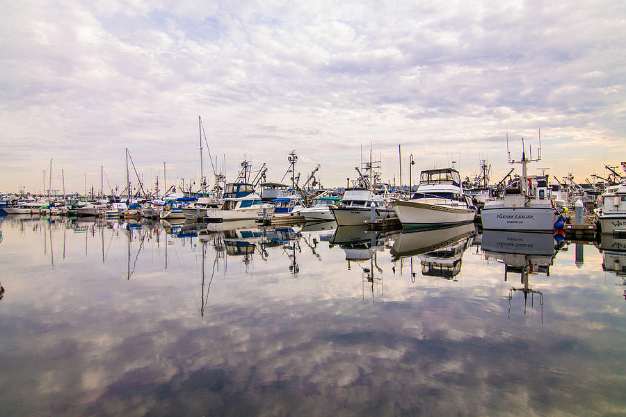 Boats reflections Photograph by Sandra Ayala Photography