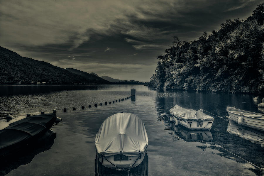 Boats Photograph by Roberto Pagani