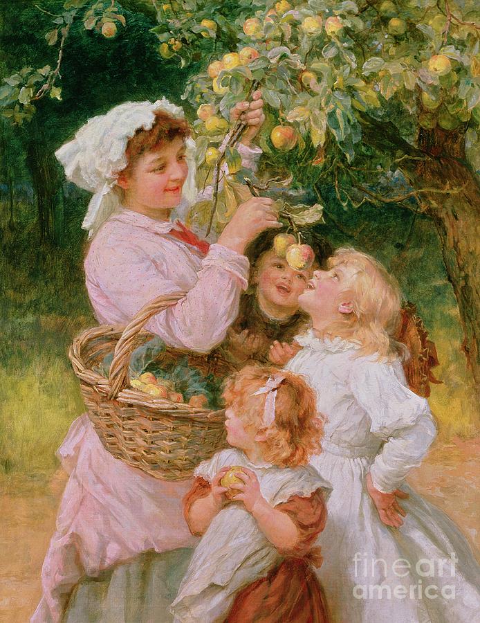 Bob Apple Painting by Frederick Morgan