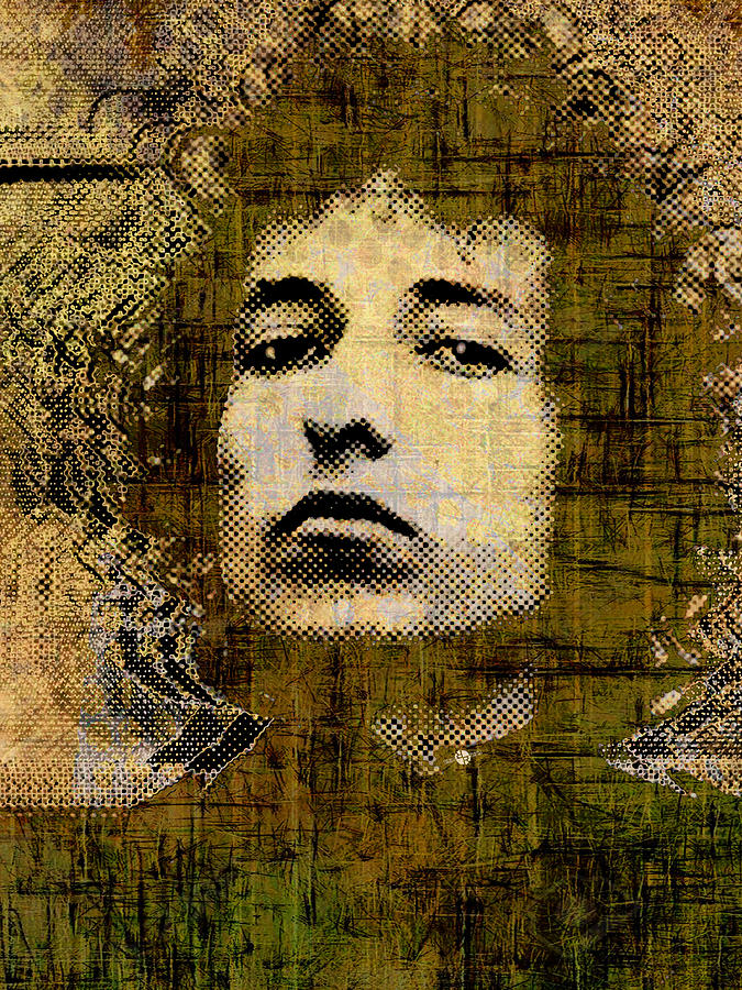 Bob Dylan 1 Vertical Painting by Tony Rubino
