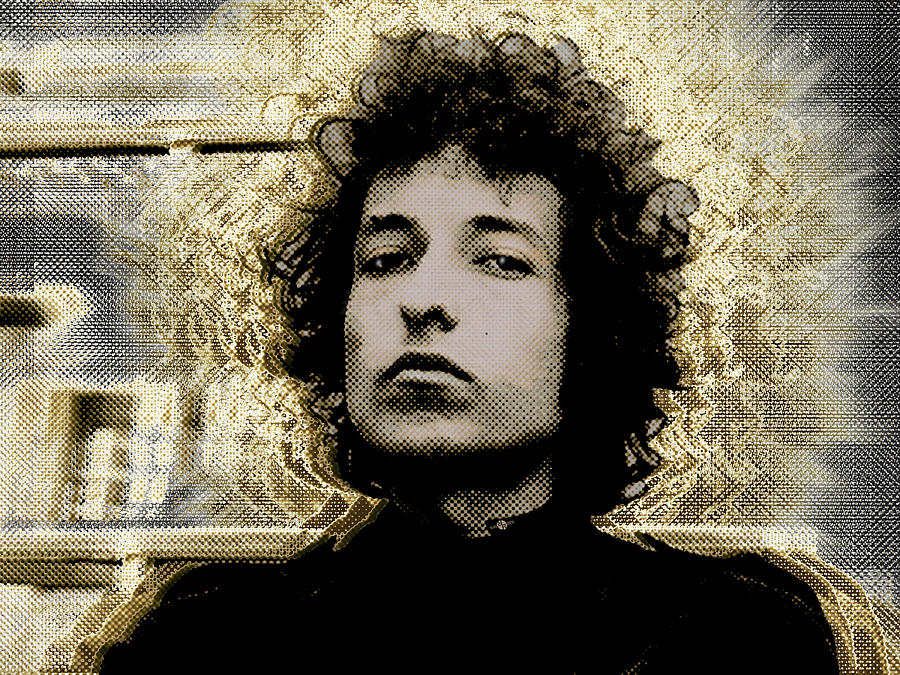 Bob Dylan 2 Painting by Tony Rubino