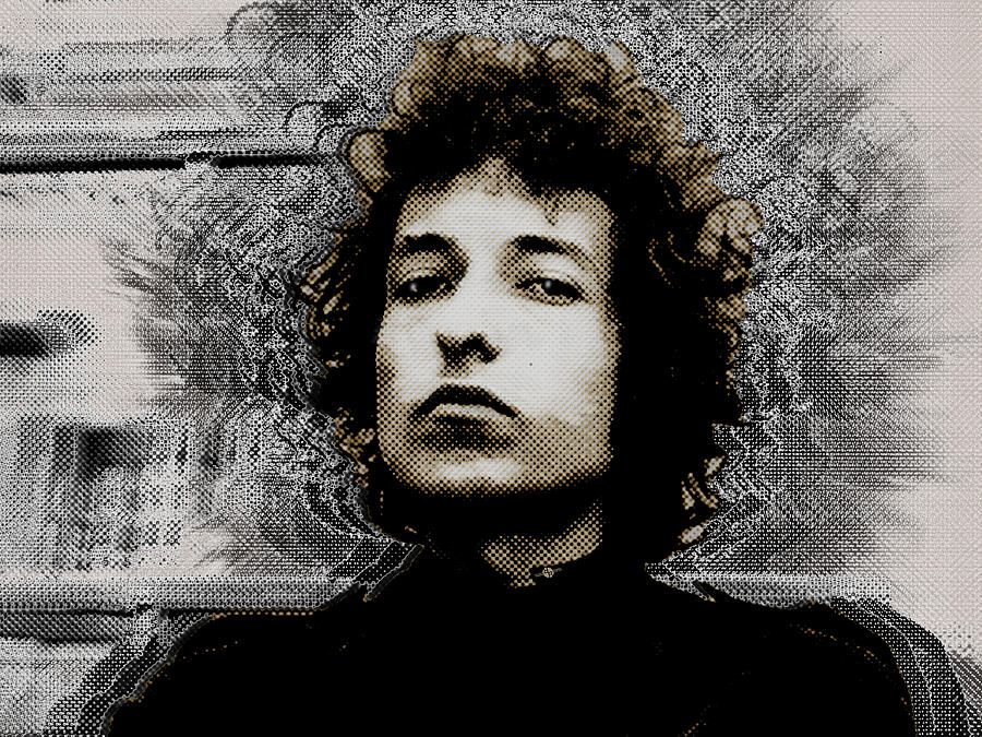 Bob Dylan 4 Painting by Tony Rubino
