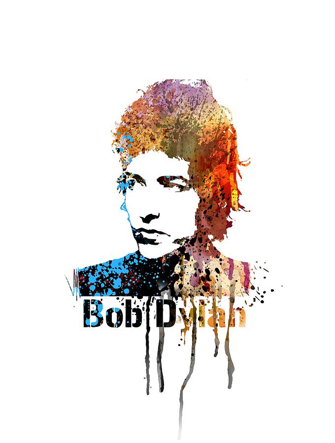 Bob Dylan Painting by Art Popop