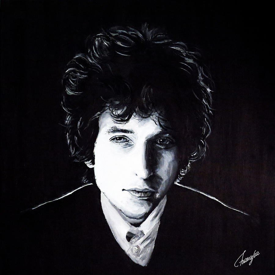 Bob Dylan - Like a Rolling Stone Painting by Francesca Agostini - Fine ...