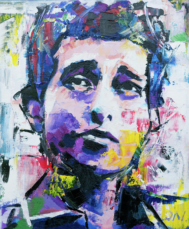 Bob Dylan Portrait Painting by Richard Day