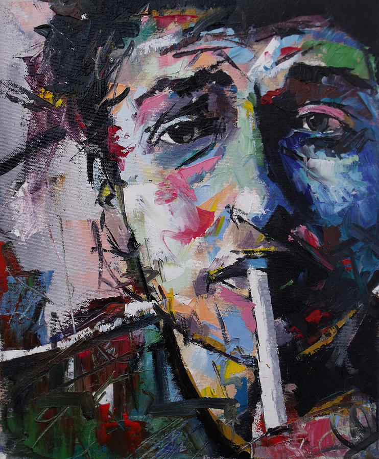 Bob Dylan Painting by Richard Day