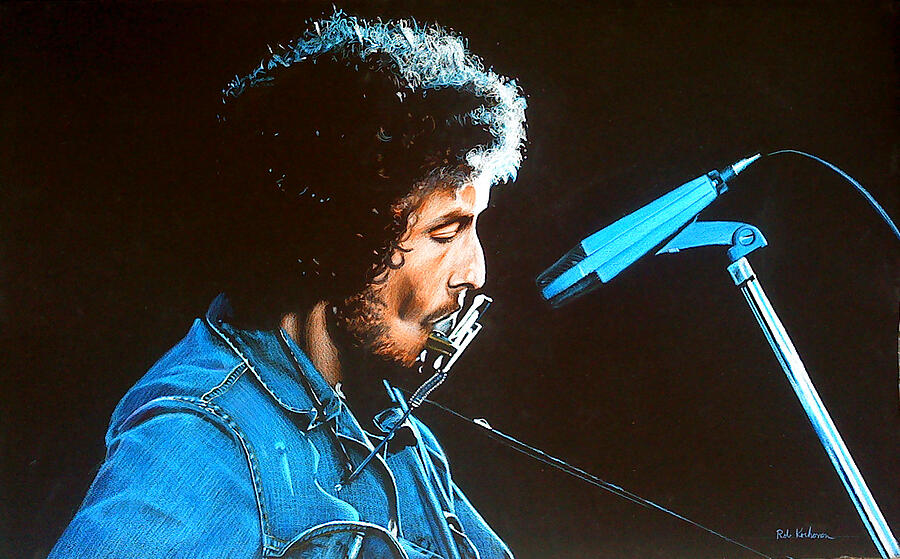Bob Dylan Pastel - Bob Dylan by Robert Korhonen