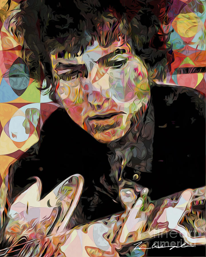 Bob Dylan Digital Art by Tim Wemple