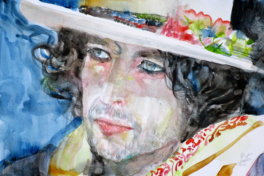 Bob Dylan Painting - BOB DYLAN - portrait .1 by Fabrizio Cassetta