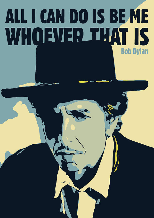 Bob Dylan Digital Art - Bob Dylan by Greatom London Bob Dylan Digital Art - Bob Dylan by Greatom London