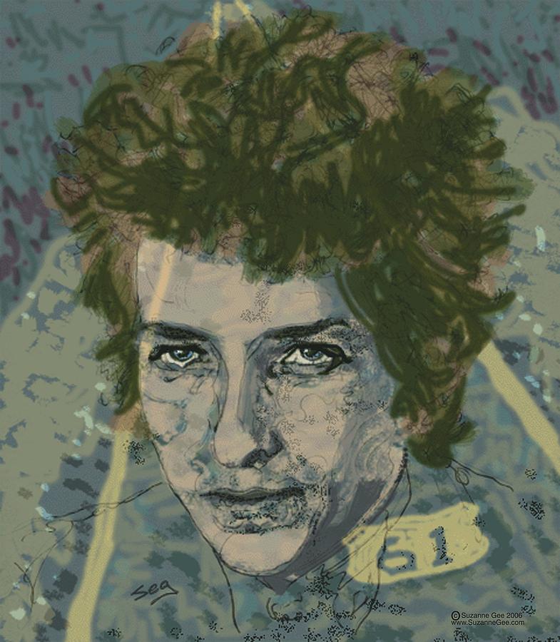 Bob Dylan Painting - Bob Dylans Highway 61 by Suzanne Gee