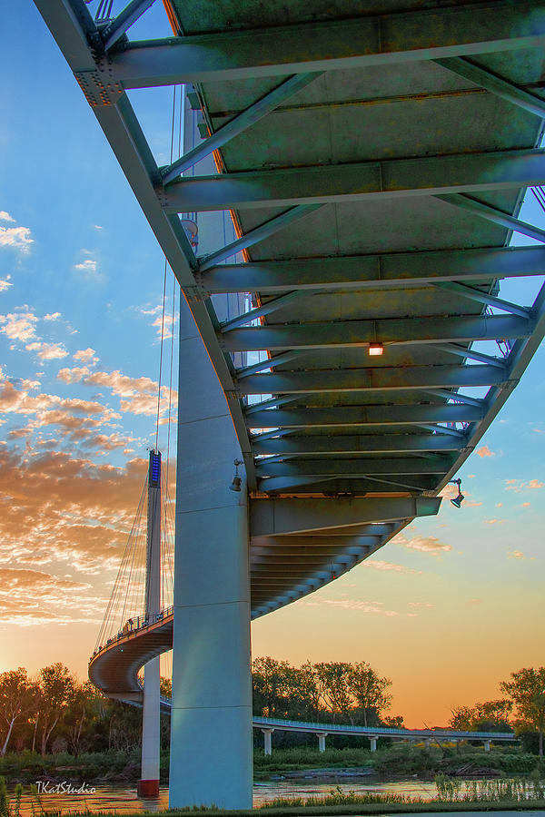 Bob Kerry Bridge at Sunrise-2 Photograph by Tim Kathka