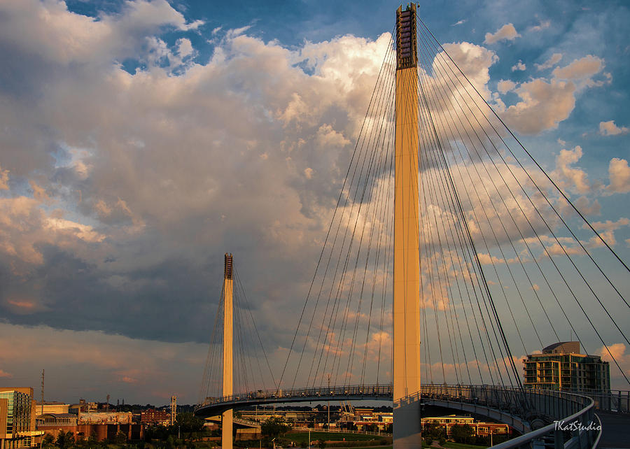 Bob Kerry Bridge at Sunrise-3 Photograph by Tim Kathka