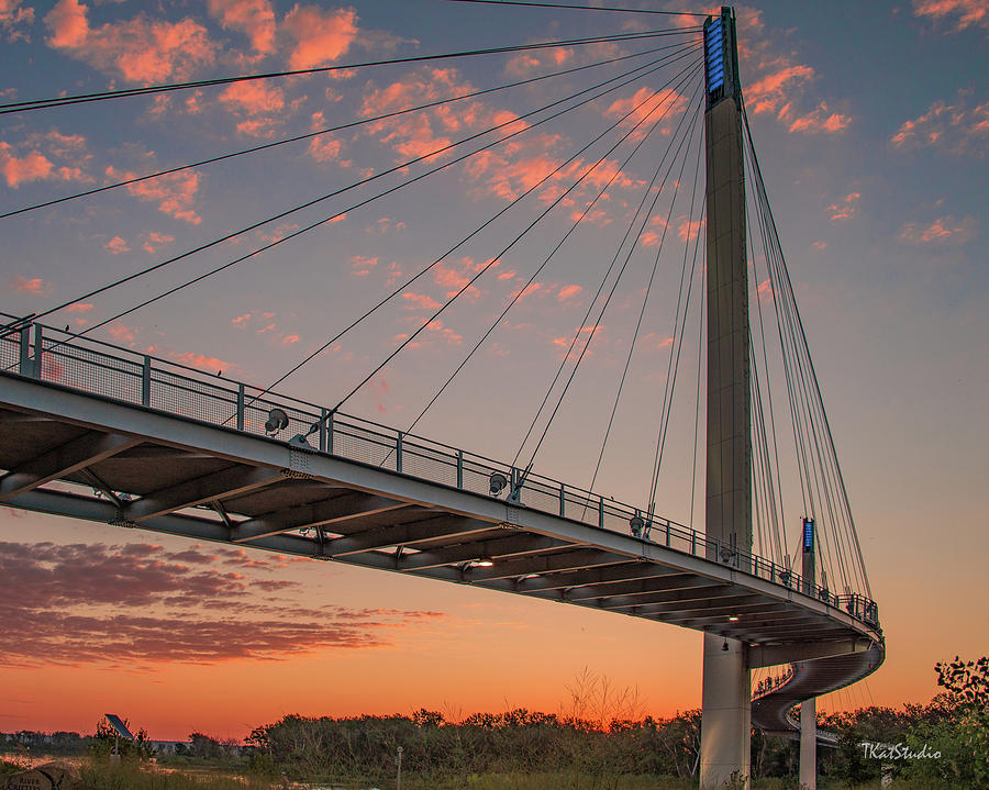 Bob Kerry Bridge at Sunrise-4 Photograph by Tim Kathka