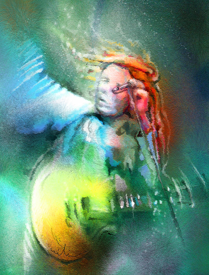 Bob Marley 11 Painting by Miki De Goodaboom
