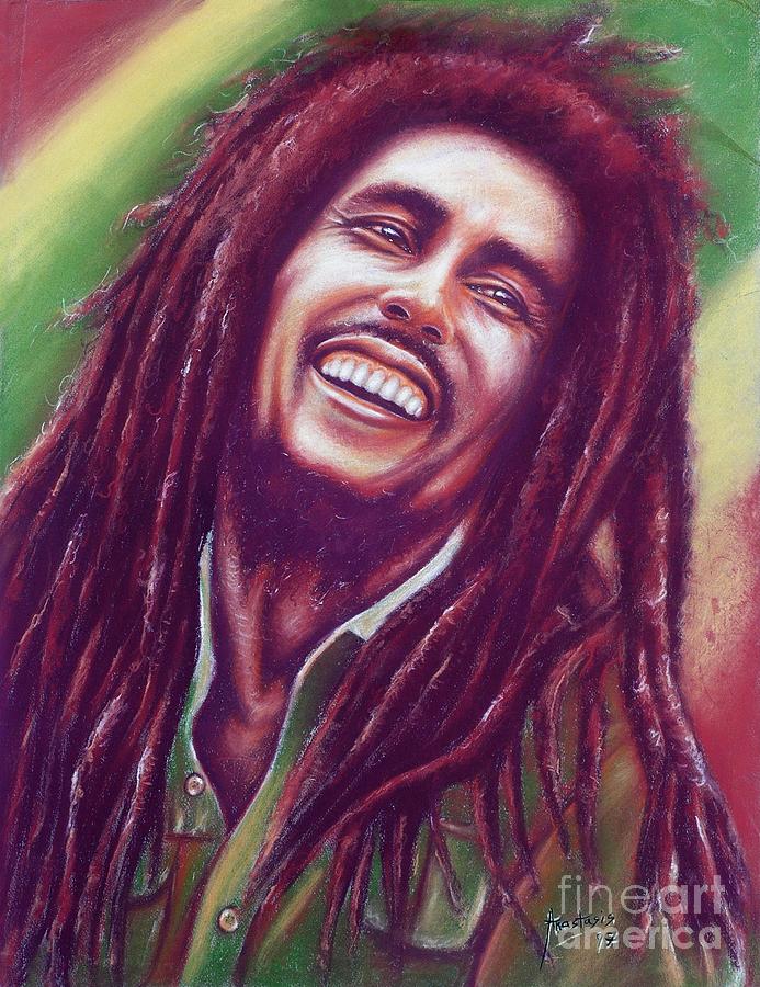 Bob Marley Painting by Anastasis Anastasi - Pixels