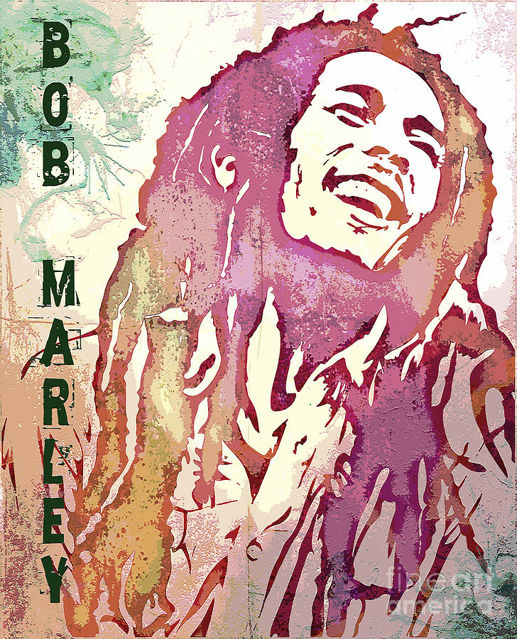 Bob Marley Digital Art by Binka Kirova
