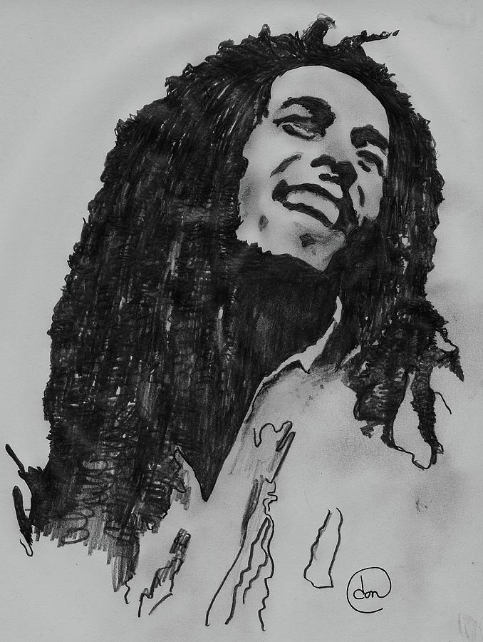 Bob Marley Drawing by Don Pirch - Fine Art America