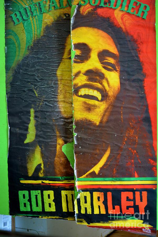 Bob Marley door at Pickles USVI Photograph by Tamara Michael