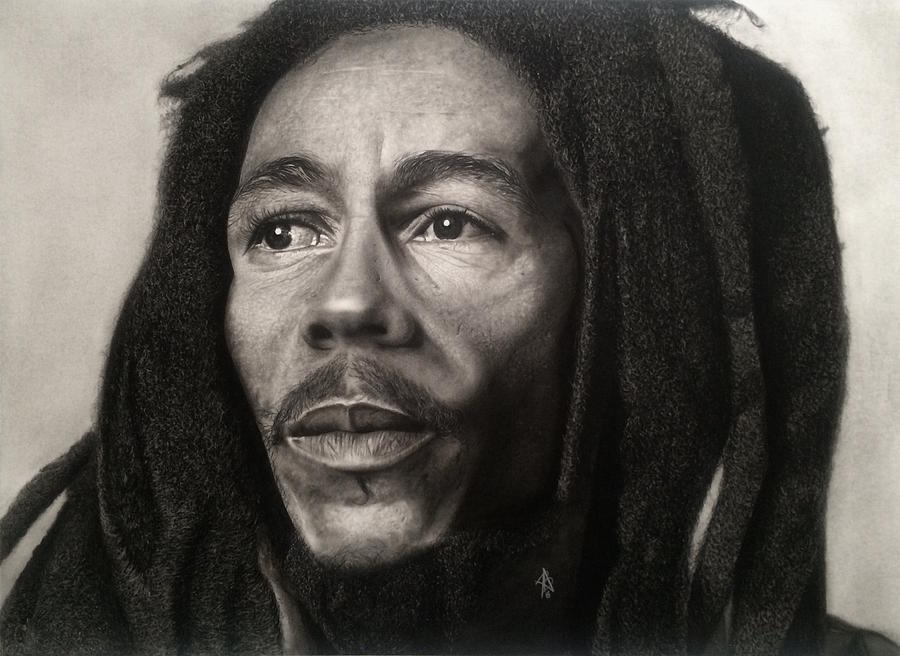Bob Marley Drawing - Bob Marley Drawing by Angelee Borrero
