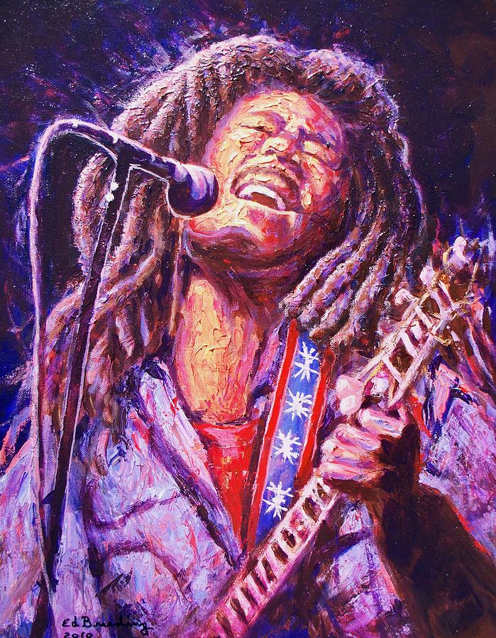 Bob Marley Painting by Ed Breeding