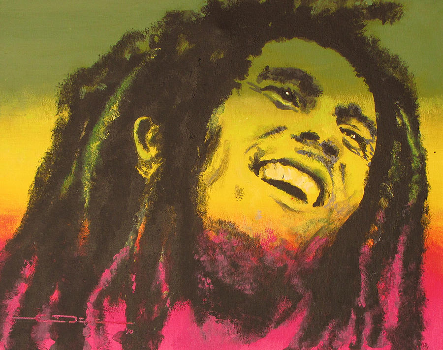 Bob Marley Painting by Eric Dee